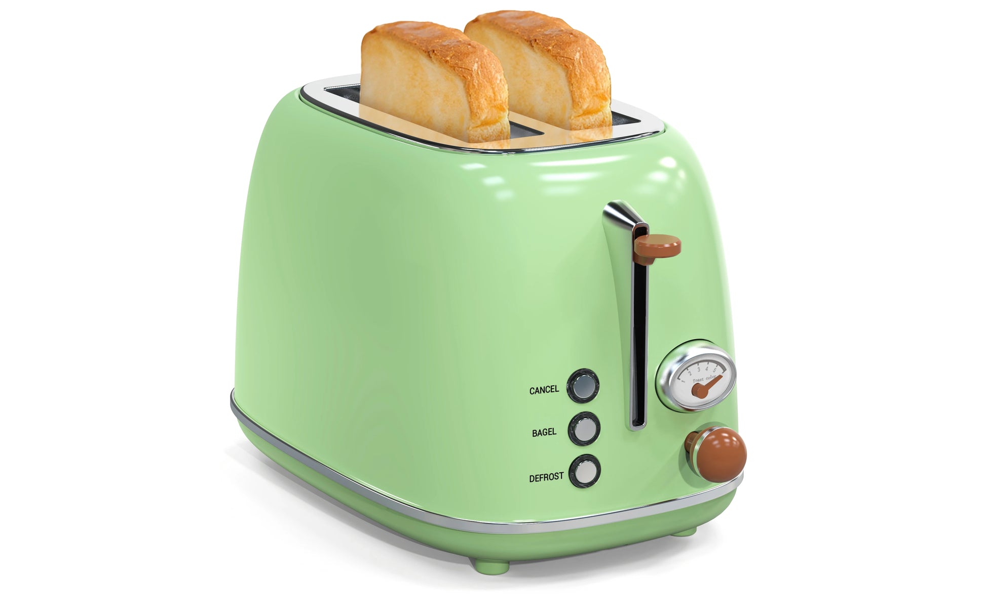JMT-773962 Stainless Steel 2-Slice Electric Breakfast Sandwich Toaster with Automatic Pop-Up Function