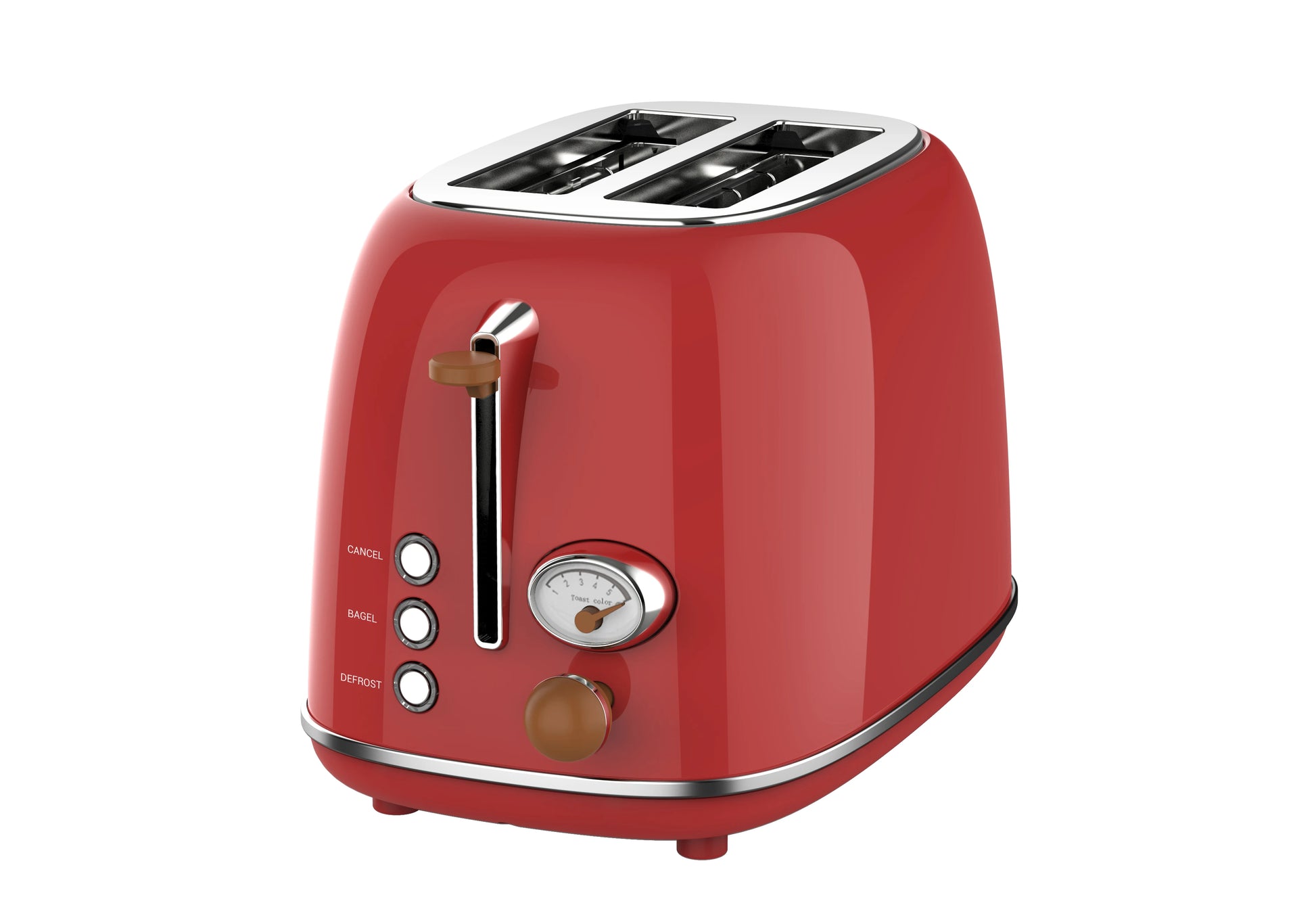 JMT-773962 Stainless Steel 2-Slice Electric Breakfast Sandwich Toaster with Automatic Pop-Up Function