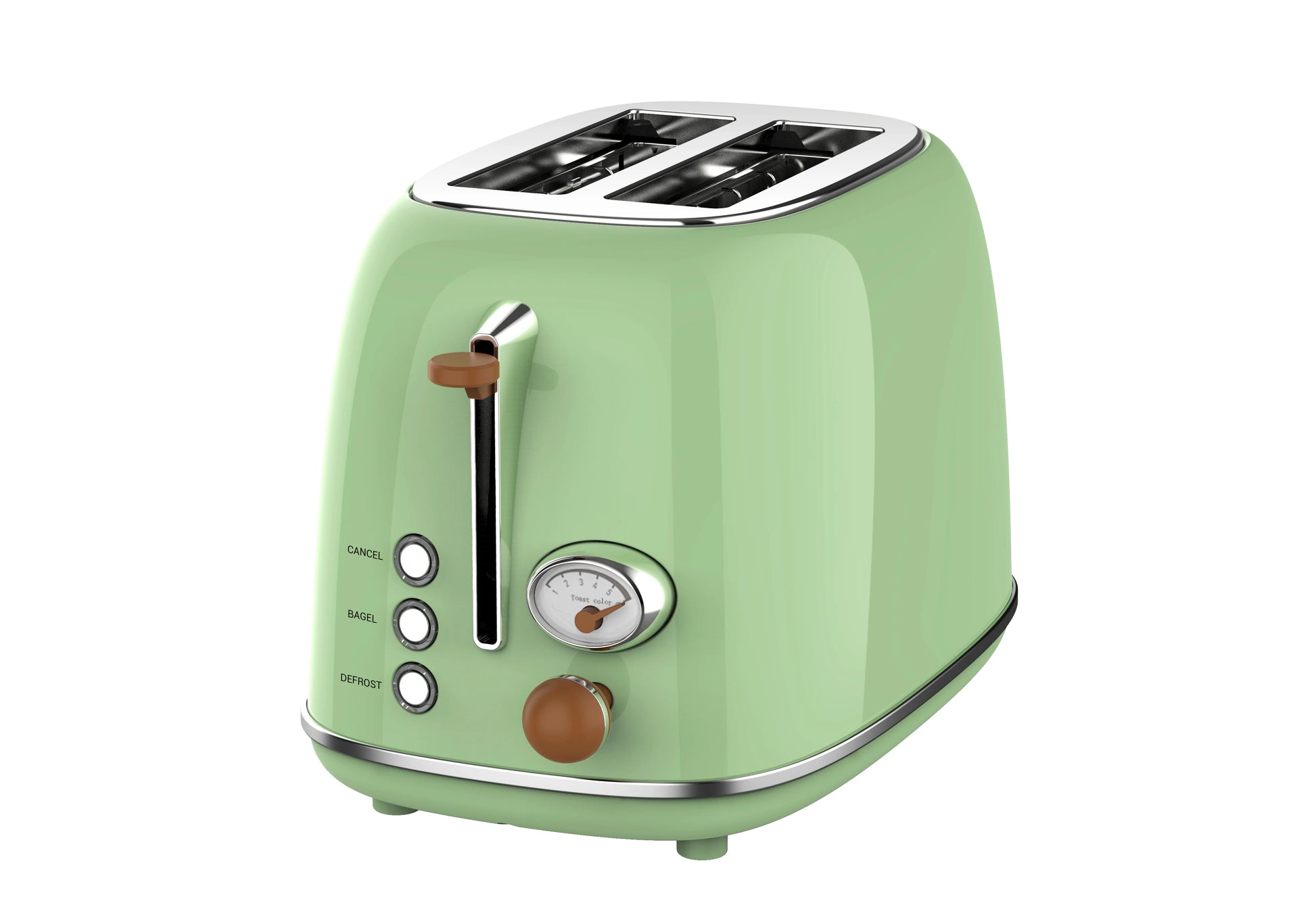 JMT-773962 Stainless Steel 2-Slice Electric Breakfast Sandwich Toaster with Automatic Pop-Up Function