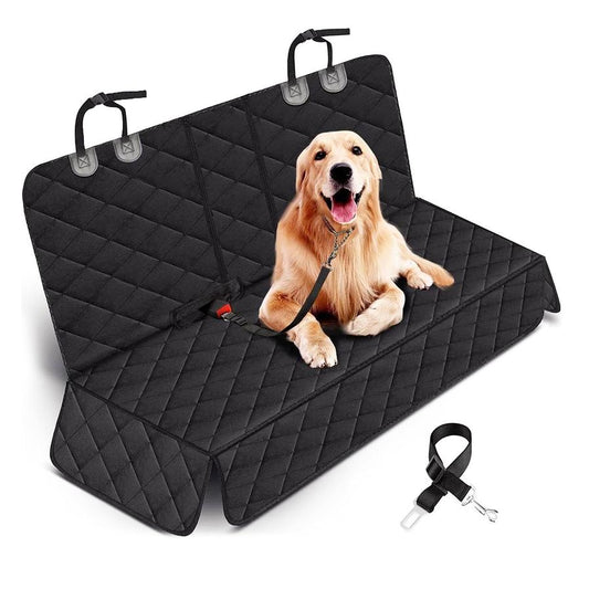 JMT-774026 Waterproof Dog Car Seat Cover with Scratchproof Protection and Adjustable Seat Belt for SUVs, Trucks, and Cars