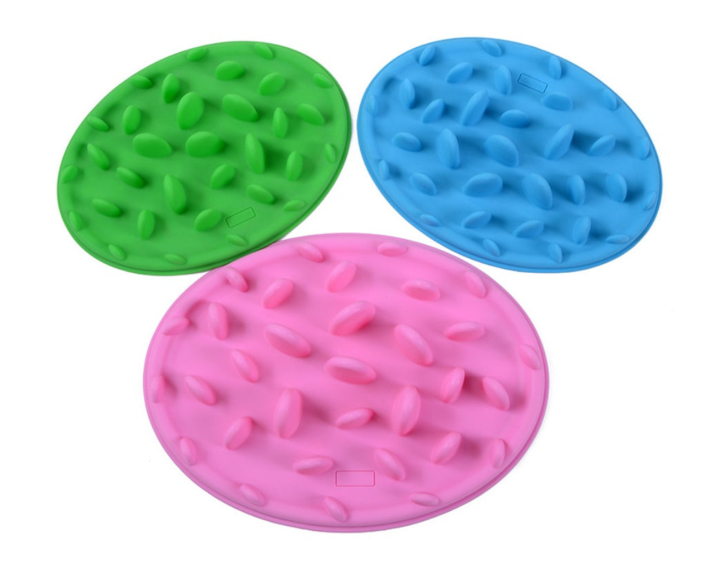 JMT-774154 Silica Gel Dog Licking Plate Mold - 15cm, Easy to Clean and Store