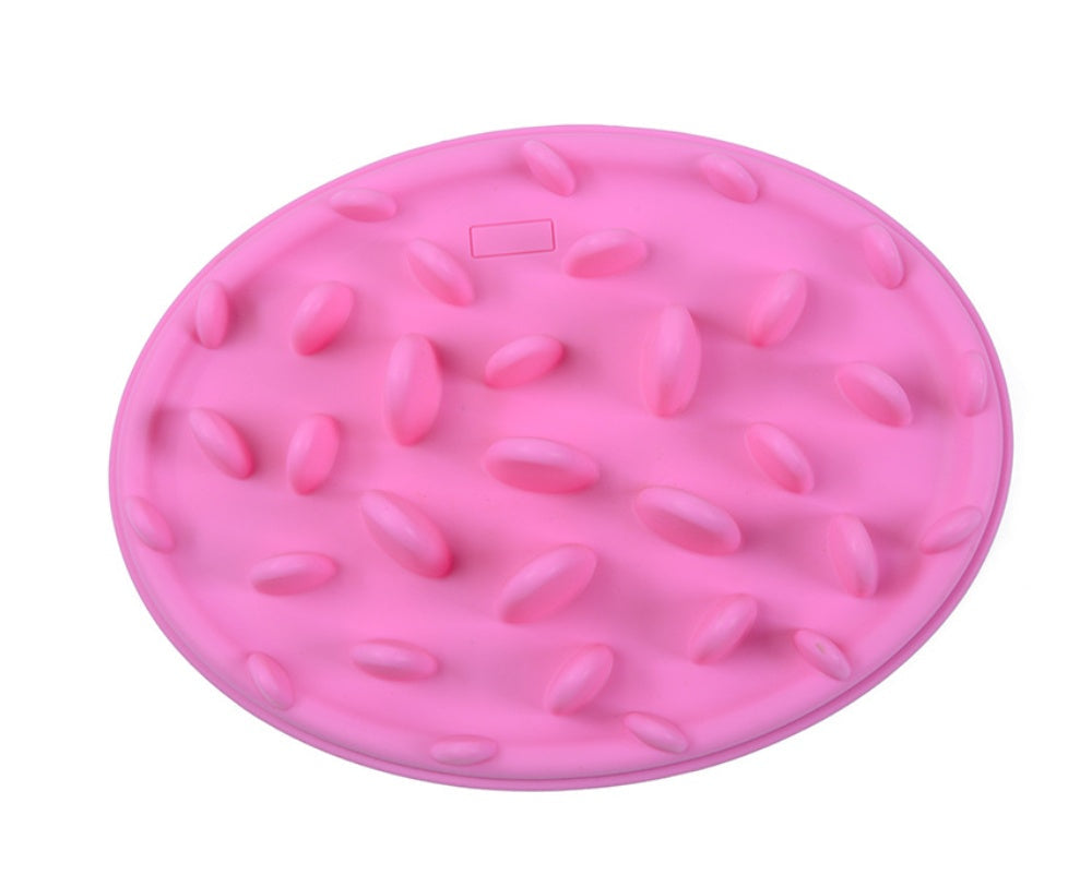 JMT-774154 Silica Gel Dog Licking Plate Mold - 15cm, Easy to Clean and Store