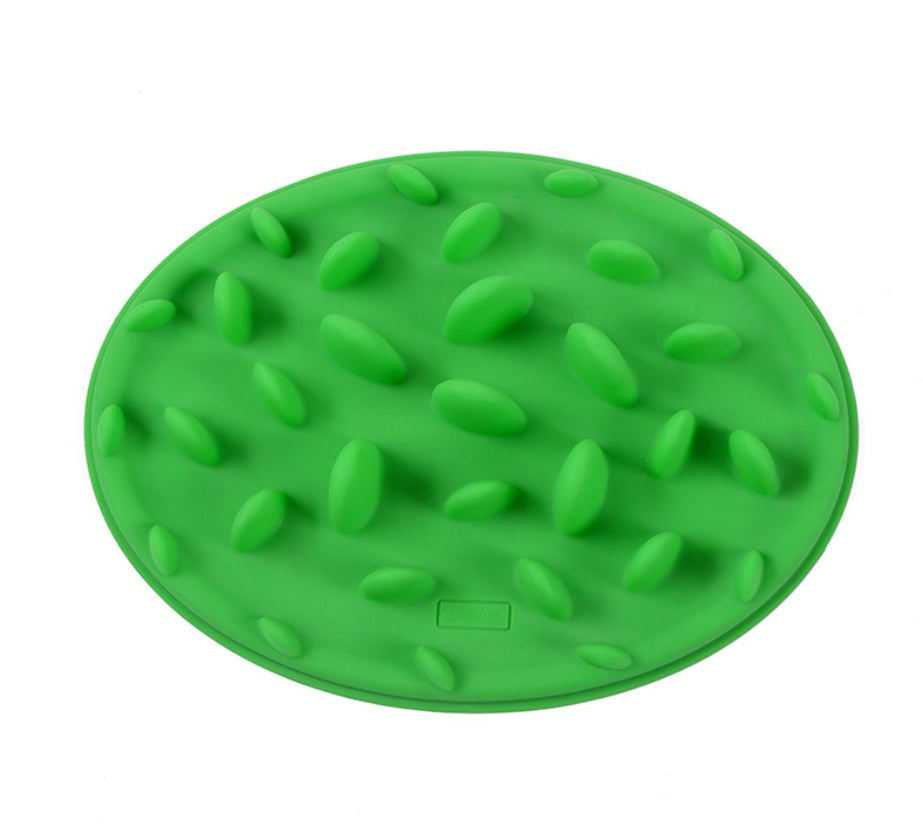 JMT-774154 Silica Gel Dog Licking Plate Mold - 15cm, Easy to Clean and Store