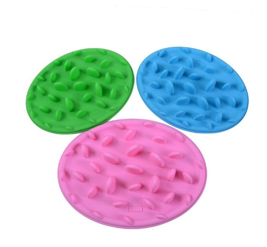 JMT-774154 Silica Gel Dog Licking Plate Mold - 15cm, Easy to Clean and Store