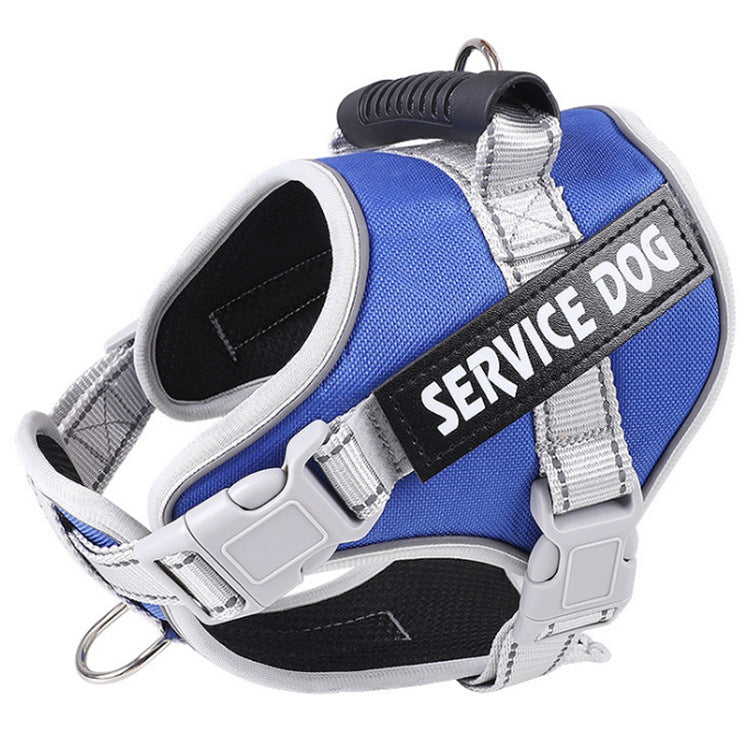 JMT-774346 Adjustable Dog Chest Strap with Traction Rope - Various Colors and Sizes Available