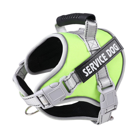 JMT-774346 Adjustable Dog Chest Strap with Traction Rope - Various Colors and Sizes Available