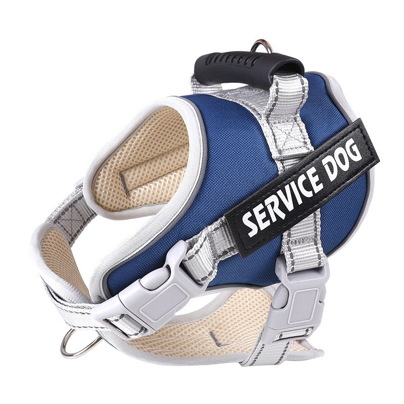 JMT-774346 Adjustable Dog Chest Strap with Traction Rope - Various Colors and Sizes Available