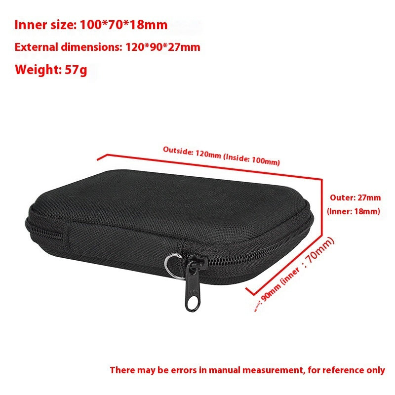 JMT-774346 Magnetic Wireless Power Bank Hard Protective Carrying Case - Fits Apple MagSafe Compatible Devices