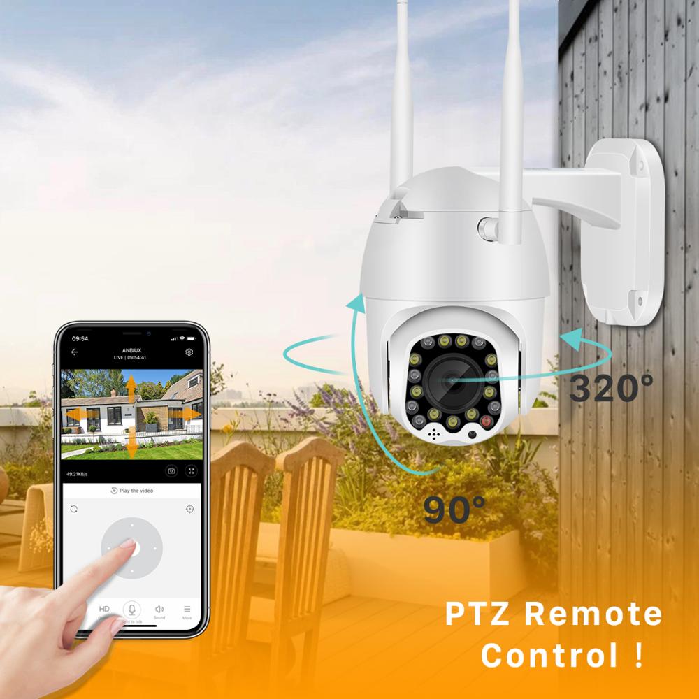 JMT-775242 Wireless WiFi Security Camera with 17 LED Lights for Enhanced Night Vision