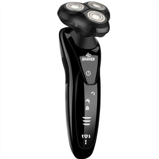 JMT-775562 Zhong Zheng Rechargeable 4D Floating Razor with 3 Rotating Blades and Waterproof Design