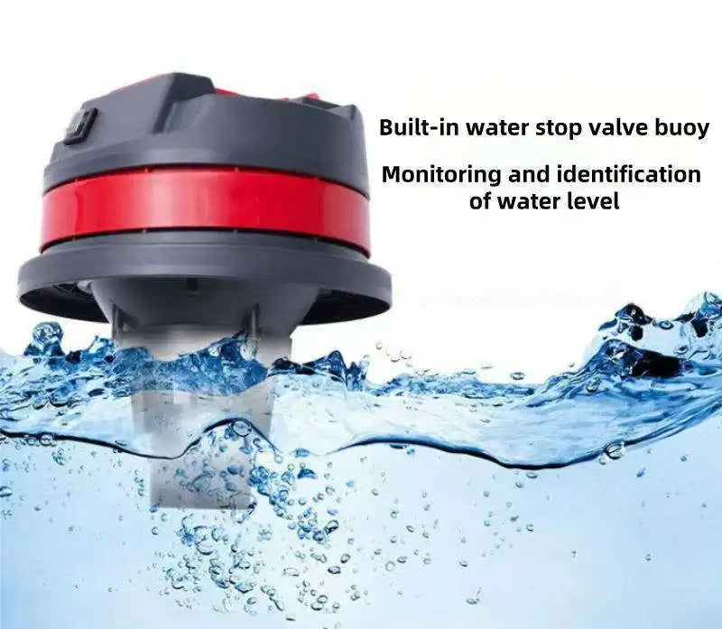 JMT-775626 Portable 30L Manual Steam Wet/Dry Vacuum Cleaner for Carpets, Cars, and RVs with Foam Shampoo