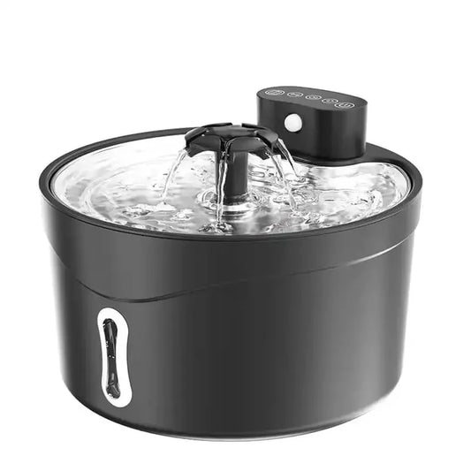 JMT-775690 Stainless Steel Automatic Water Fountain for Pets, 2.6L Capacity with Replacement Filters