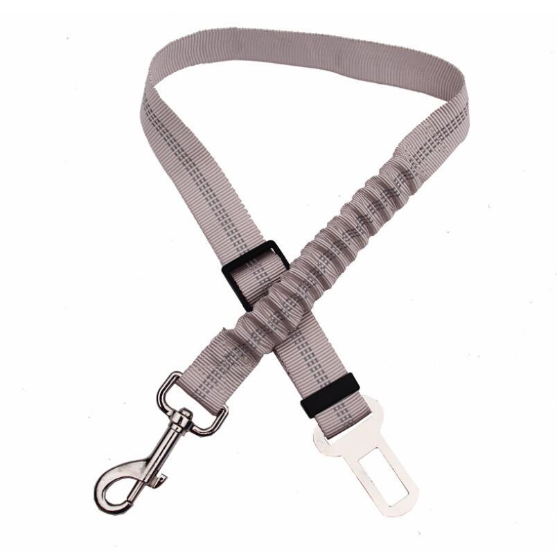 JMT-775818 Adjustable Dog Car Seat Belt with Elastic Buffer and Reflective Safety Features