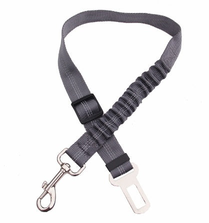 JMT-775818 Adjustable Dog Car Seat Belt with Elastic Buffer and Reflective Safety Features