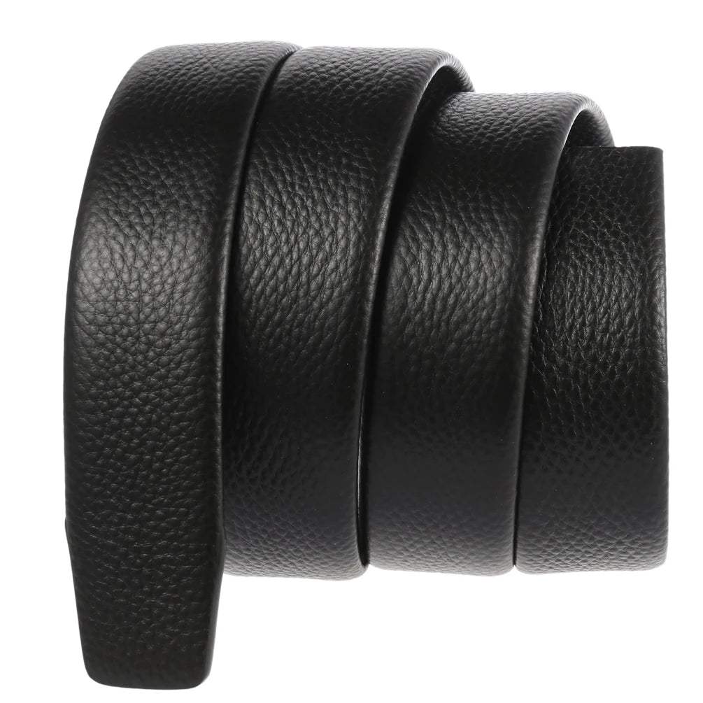JMT-776074 Men's Cowhide Leather Belt Strip - Durable First Layer Design, Model LY35-3603
