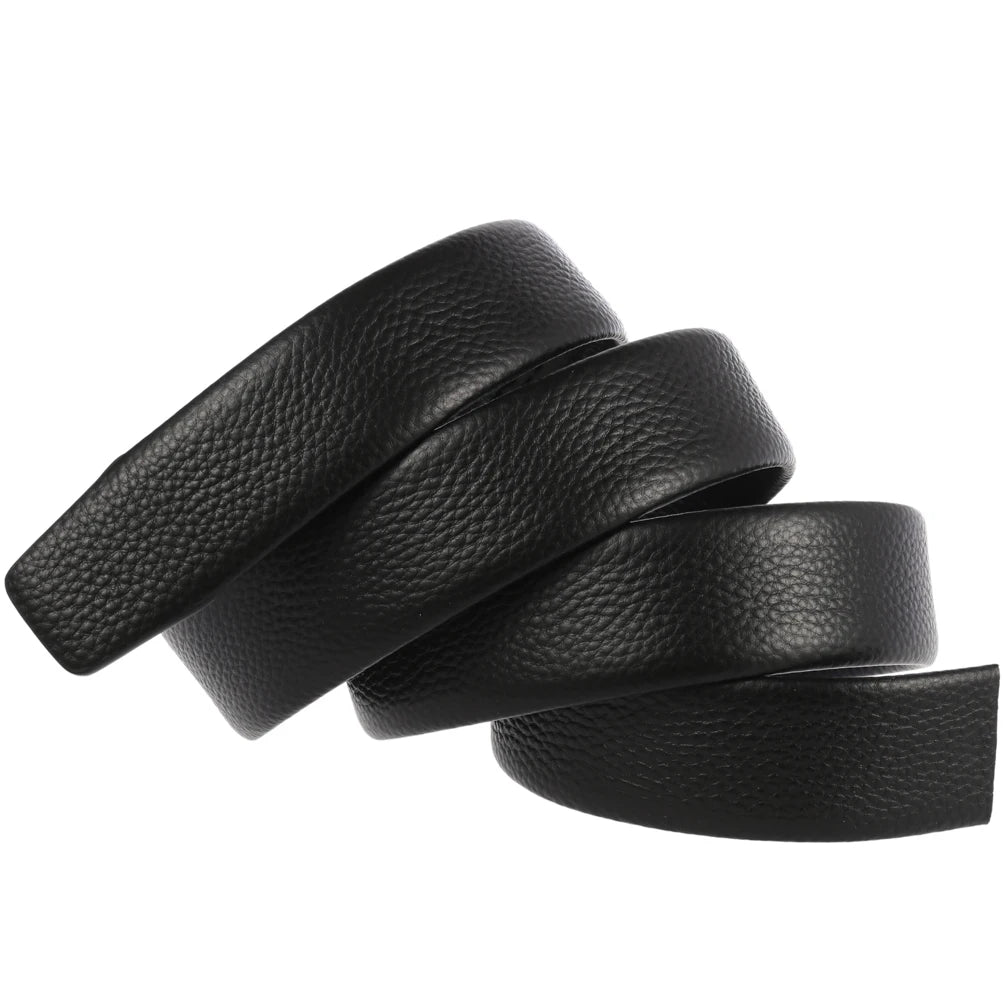JMT-776074 Men's Cowhide Leather Belt Strip - Durable First Layer Design, Model LY35-3603