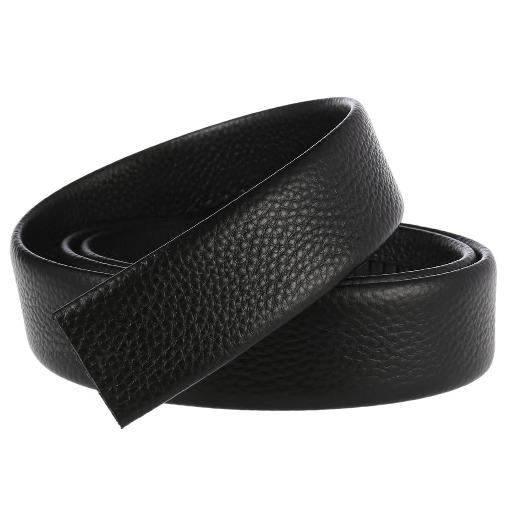 JMT-776074 Men's Cowhide Leather Belt Strip - Durable First Layer Design, Model LY35-3603