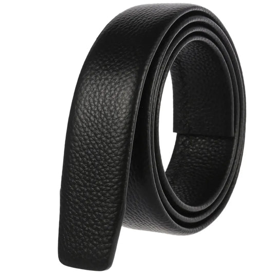 JMT-776074 Men's Cowhide Leather Belt Strip - Durable First Layer Design, Model LY35-3603
