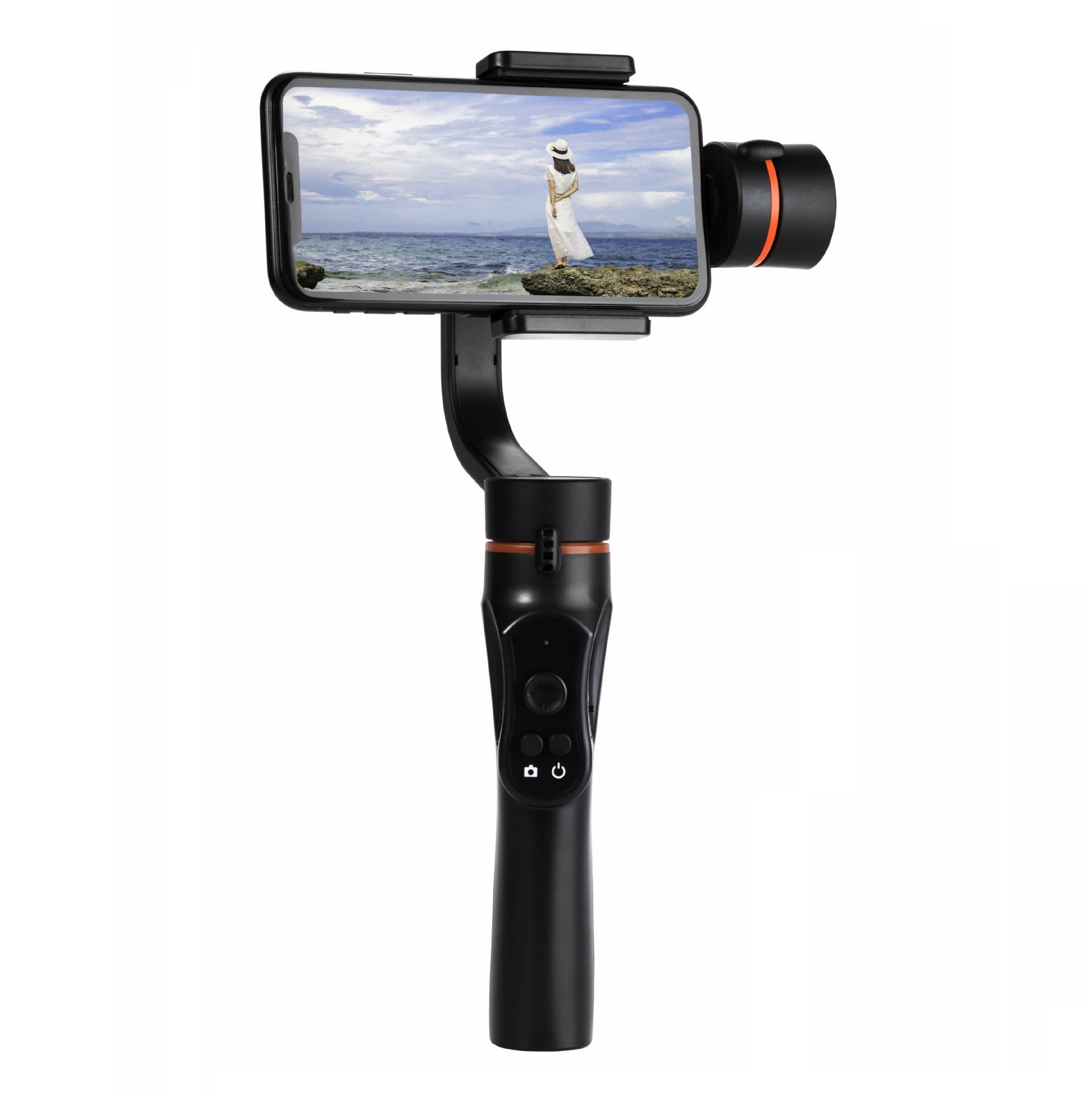 JMT-776330 Three-Axis Handheld Mobile Phone Gimbal Stabilizer with 4-Hour Battery Life and 320° Rotation