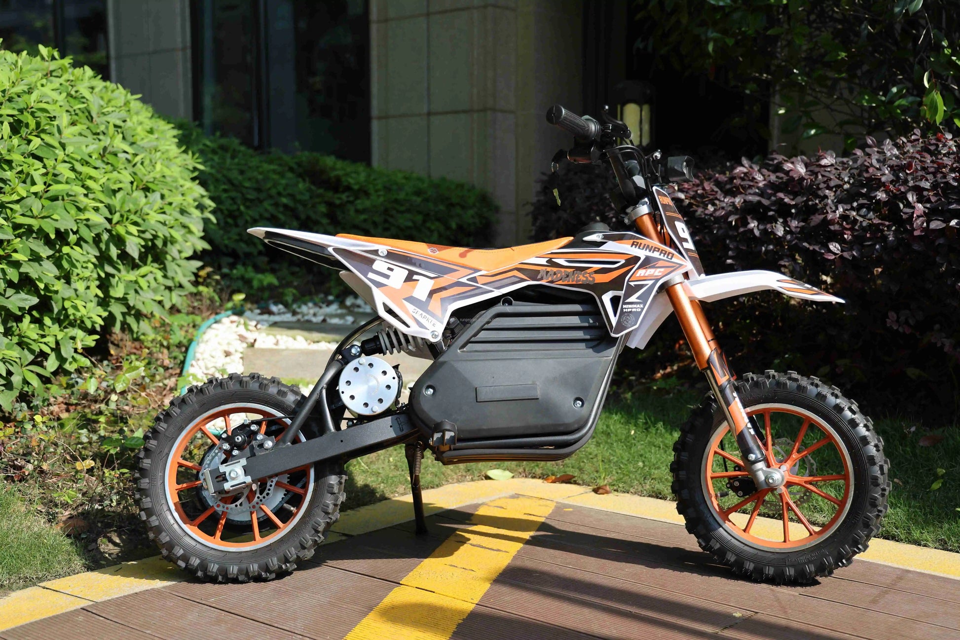 JMT-776394 1000W Electric Pit Bike for Kids with 36V12AH or 48V20AH Battery, Ideal for Racing and Dirt Riding , Top Speed 27.9 mph