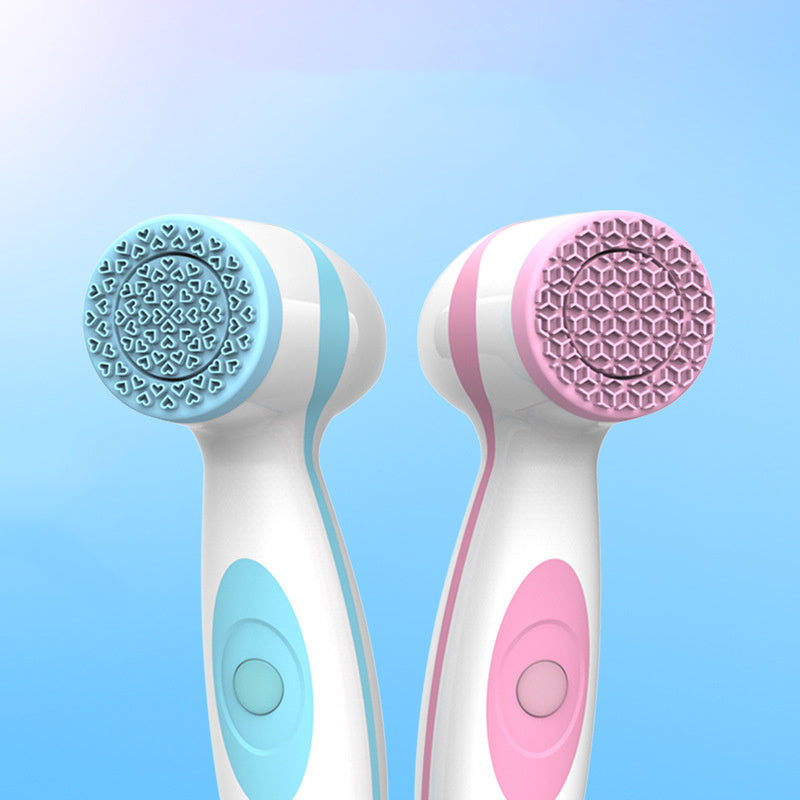 JMT-776458 Ultrasonic Waterproof Silicone Face Wash Device with Rechargeable Battery