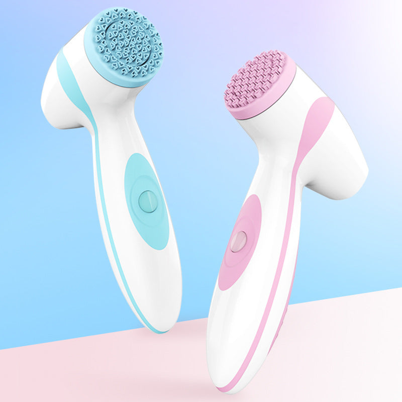 JMT-776458 Ultrasonic Waterproof Silicone Face Wash Device with Rechargeable Battery