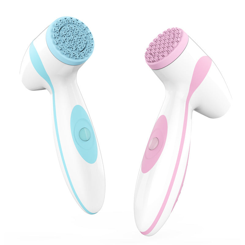 JMT-776458 Ultrasonic Waterproof Silicone Face Wash Device with Rechargeable Battery