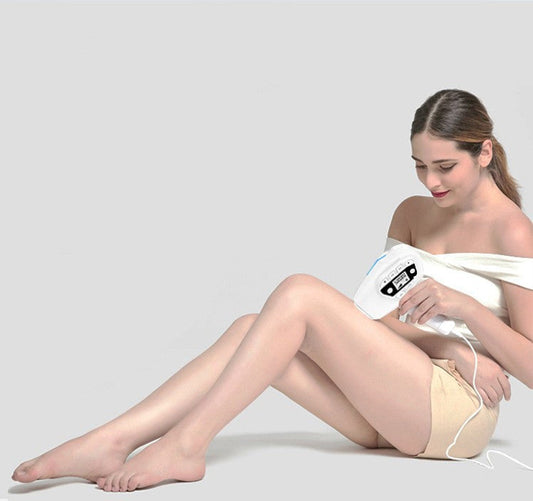 JMT-776714 Freezing Point Laser Hair Removal Device with 1.5 Million Flashes, 5 Gears, and 5.12 cm² Light Area