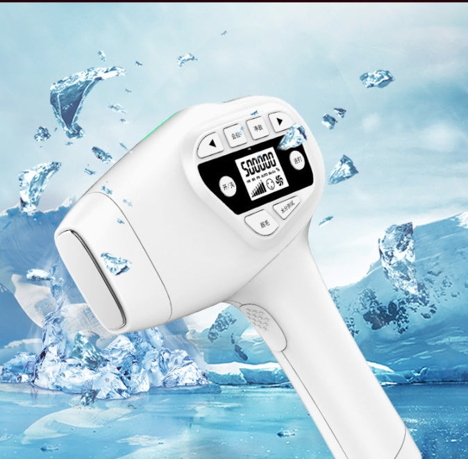 JMT-776714 Freezing Point Laser Hair Removal Device with 1.5 Million Flashes, 5 Gears, and 5.12 cm² Light Area
