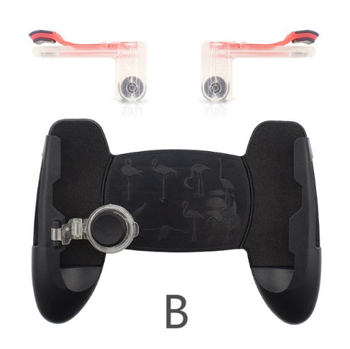 JMT-776778 3-in-1 Mobile Game Controller Compatible with 4.7 to 6.5 inch Phones, Includes Trigger and Joystick Accessories