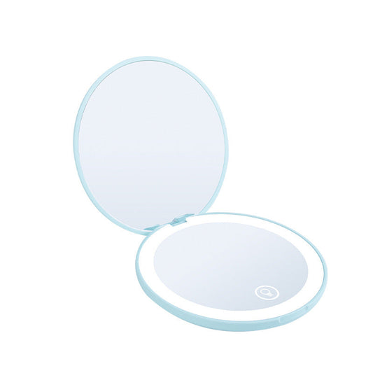 JMT-776906 LED Portable Makeup Mirror with 10x Magnification and Light, Ideal for Bedrooms and Commercial Use