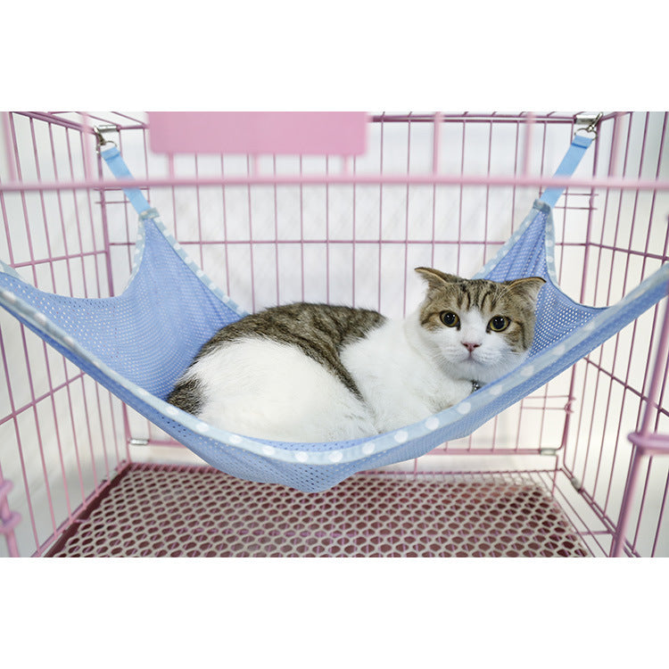 JMT-777482 Breathable Mesh Cat Hammock in Various Sizes - Comfortable and Easy to Clean