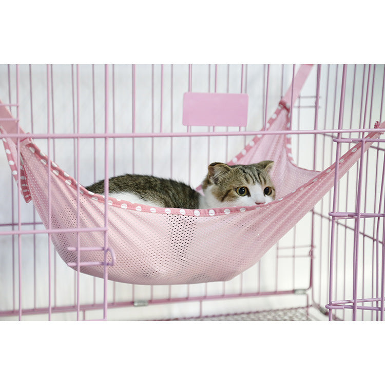 JMT-777482 Breathable Mesh Cat Hammock in Various Sizes - Comfortable and Easy to Clean