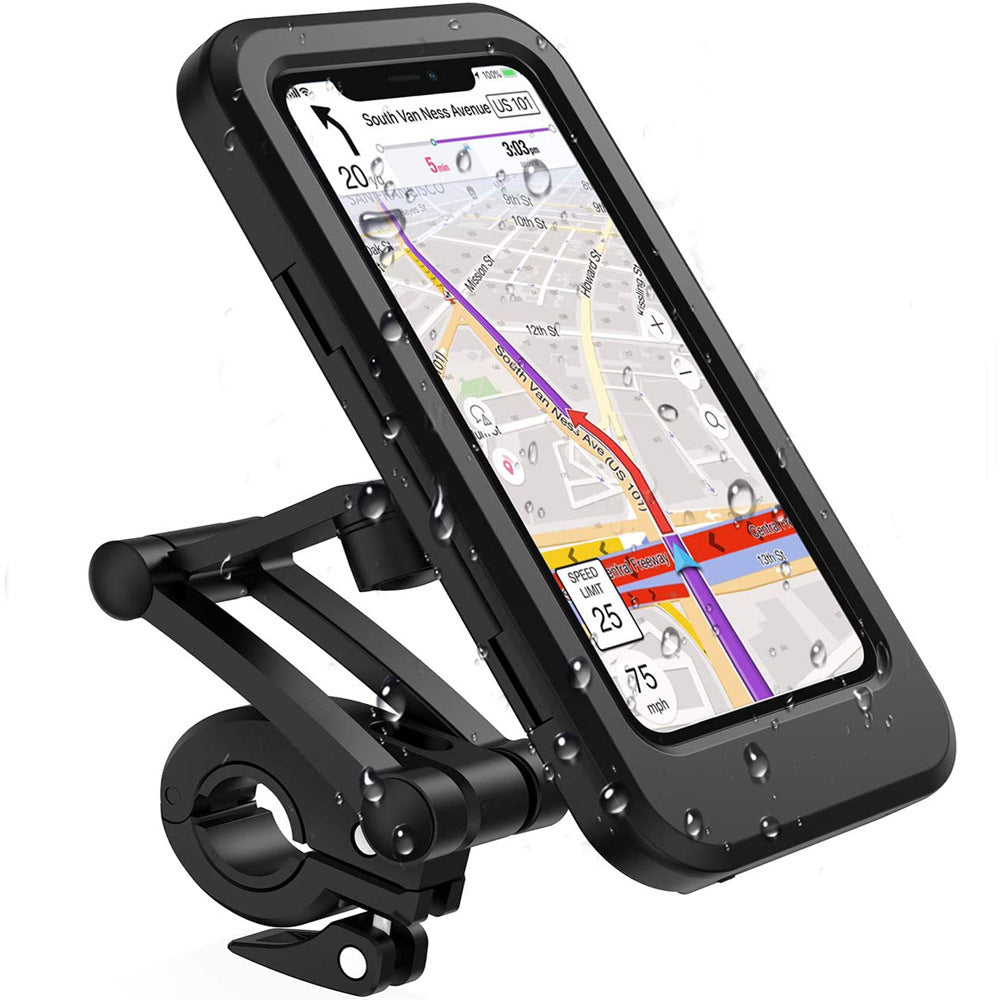 JMT-777482 Waterproof Bicycle and Motorcycle Mobile Phone Holder for 4-6.7 inch Devices