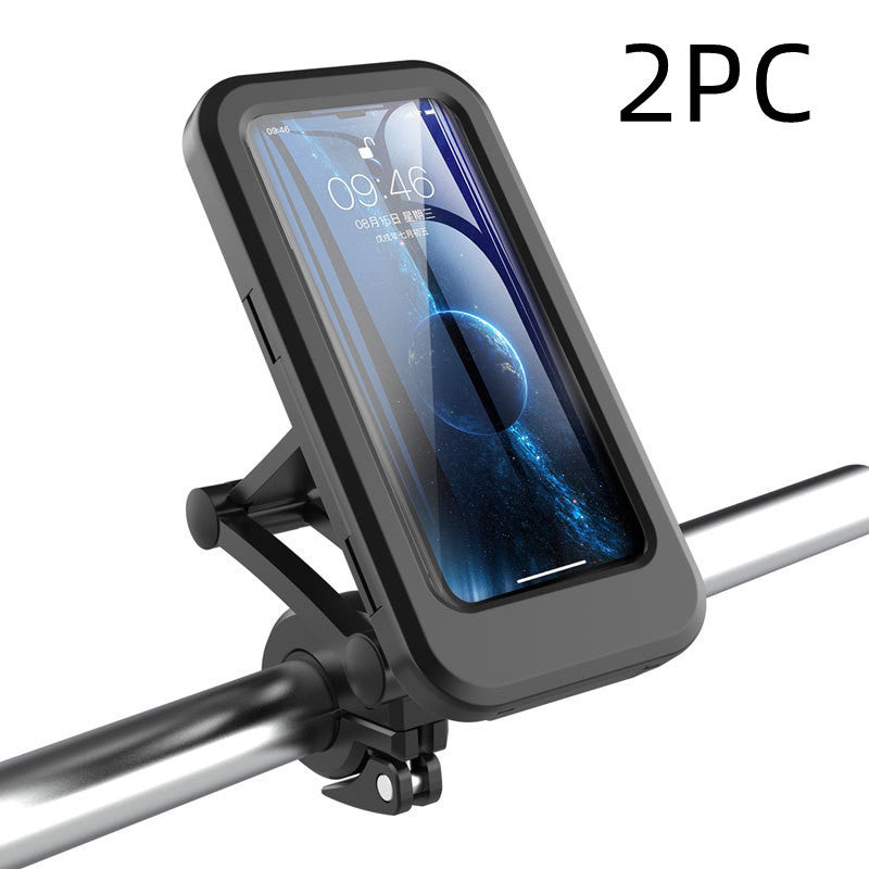 JMT-777482 Waterproof Bicycle and Motorcycle Mobile Phone Holder for 4-6.7 inch Devices