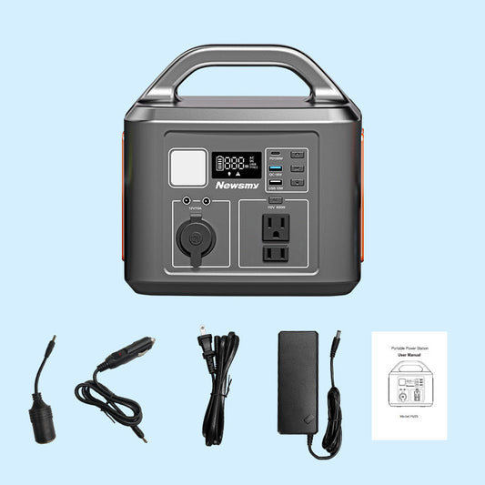 JMT-777802 Portable Power Station 600W with 538WH Lithium Battery for Home and Outdoor Emergency Use