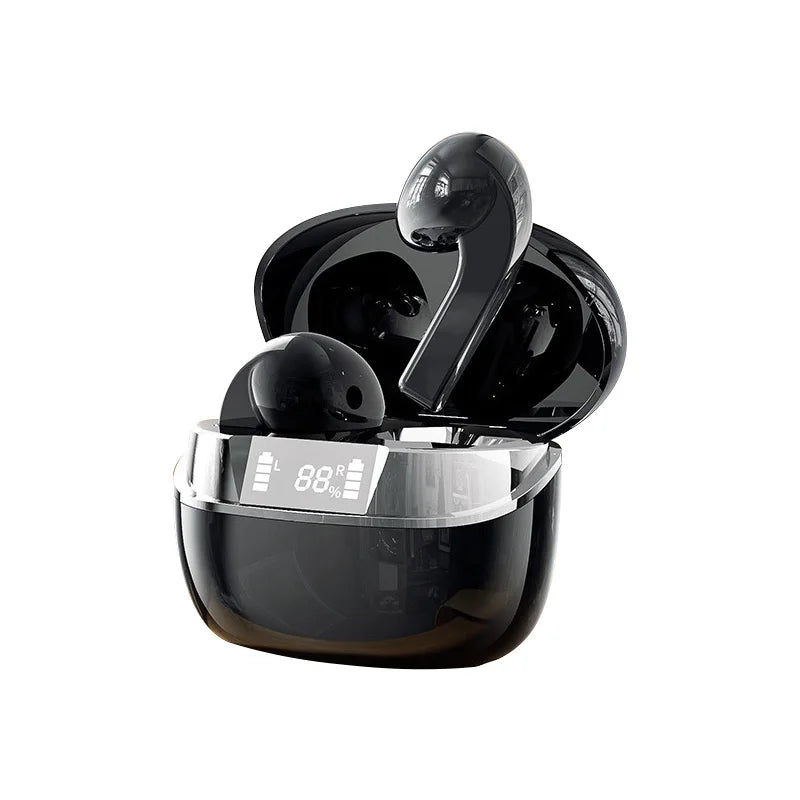 JMT-777802 True Wireless Noise Cancelling Gaming Earbuds with Digital Display and ENC Technology
