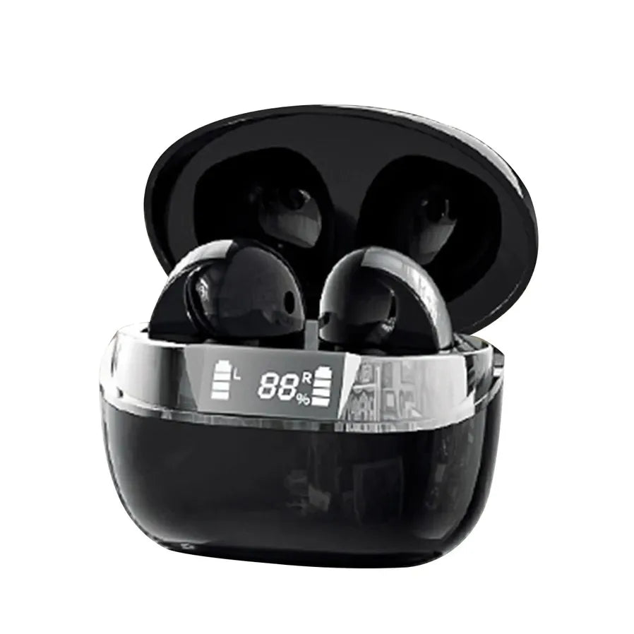 JMT-777802 True Wireless Noise Cancelling Gaming Earbuds with Digital Display and ENC Technology