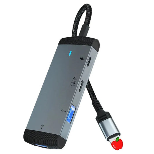 JMT-778122 4-in-1 USB 3.0 Docking Station Adapter for iPhone, iPad, and Laptop with PD Charging