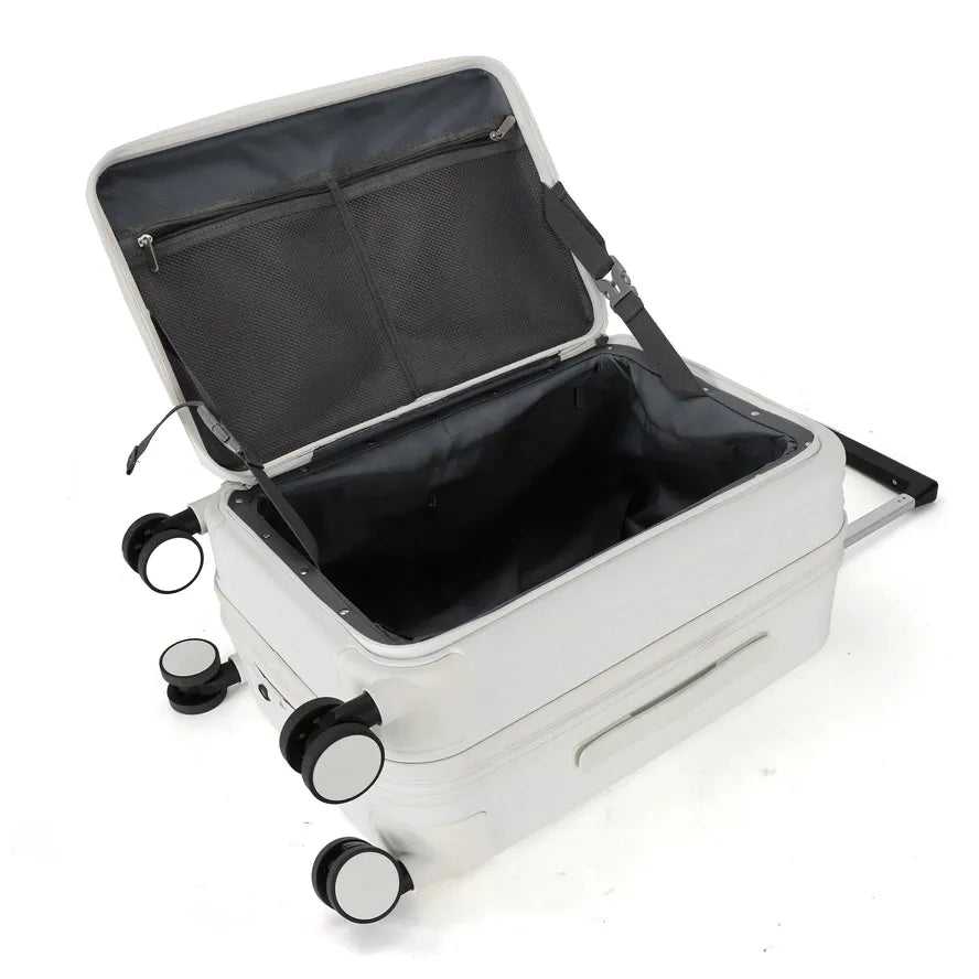 JMT-778186 Designer Carry-On Trolley Suitcase with Laptop Compartment - ABS PC Luggage for Travel