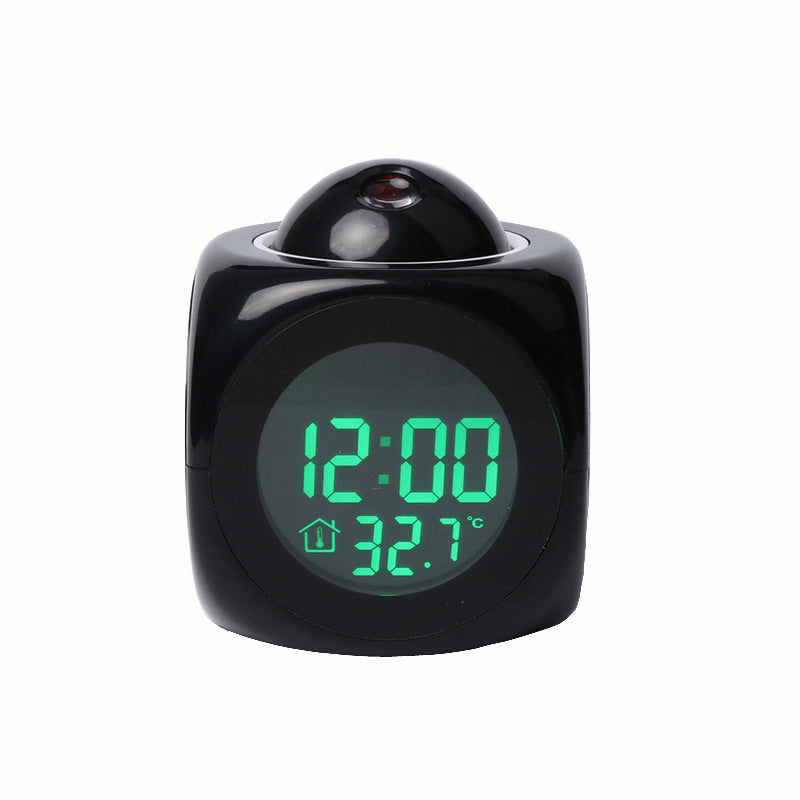JMT-778442 LED Projection Alarm Clock with Voice Reporting Function