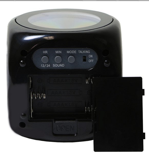 JMT-778442 LED Projection Alarm Clock with Voice Reporting Function