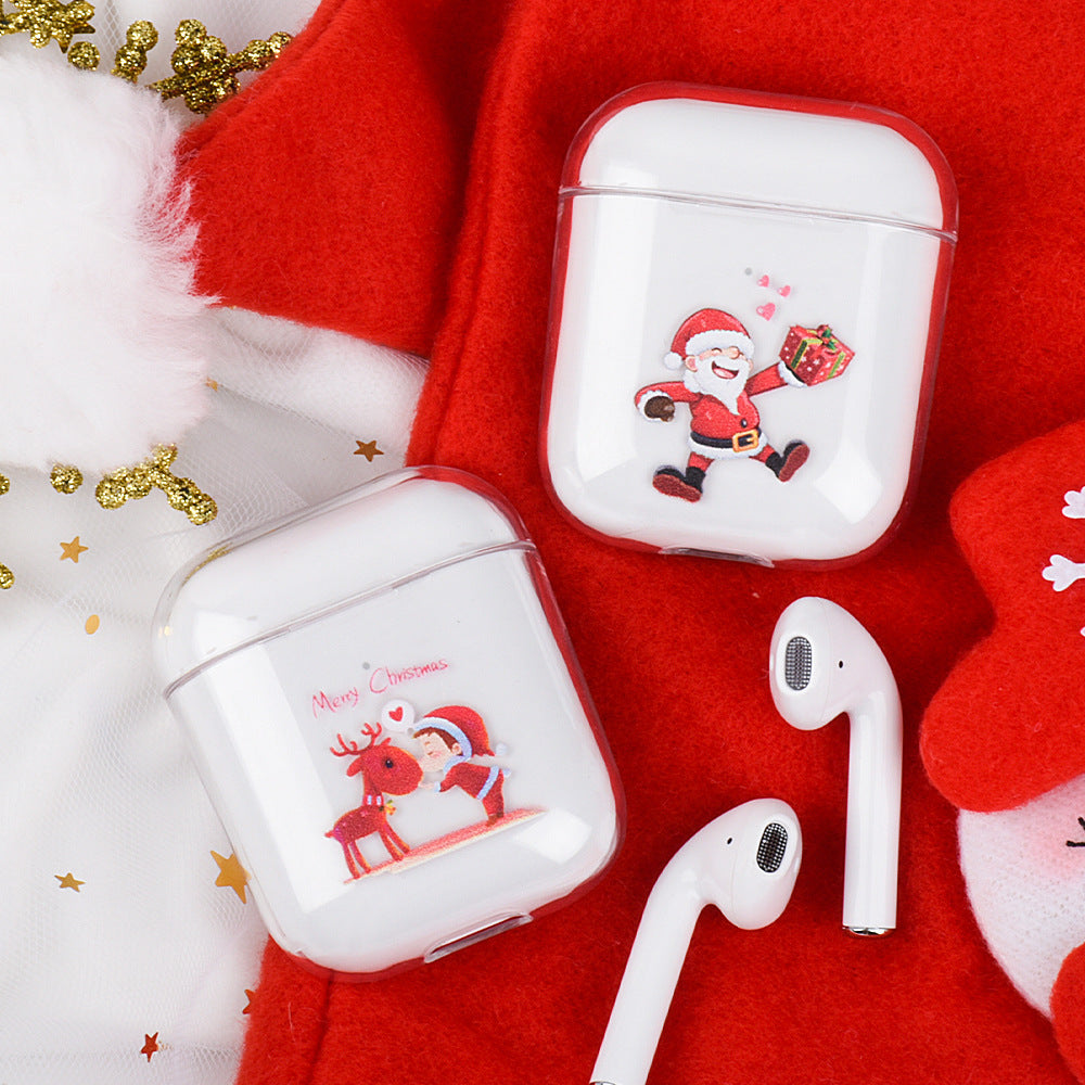 JMT-778442 Protective PC Cover for Apple AirPods (1st & 2nd Generation) - Multiple Christmas Designs