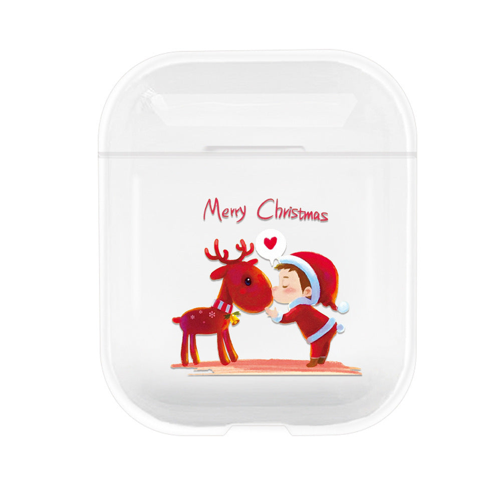 JMT-778442 Protective PC Cover for Apple AirPods (1st & 2nd Generation) - Multiple Christmas Designs
