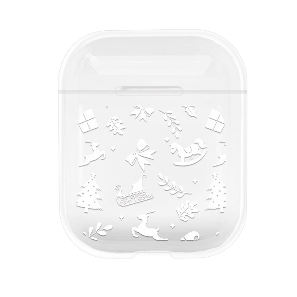 JMT-778442 Protective PC Cover for Apple AirPods (1st & 2nd Generation) - Multiple Christmas Designs