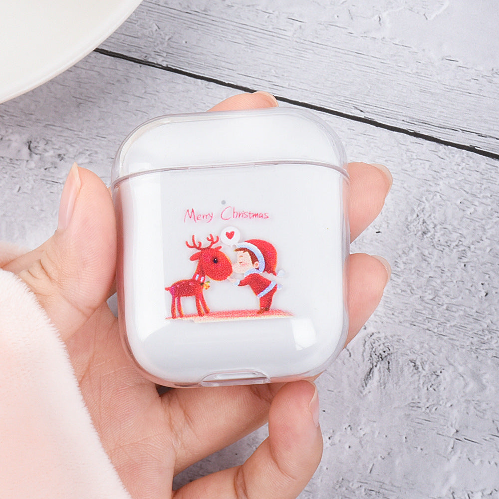 JMT-778442 Protective PC Cover for Apple AirPods (1st & 2nd Generation) - Multiple Christmas Designs