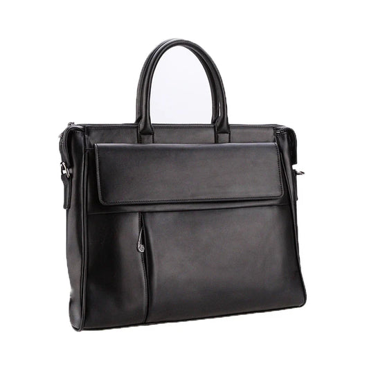 JMT-778442 Waterproof Black Business Briefcase for Men - Large Size Handbag
