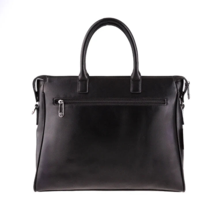 JMT-778442 Waterproof Black Business Briefcase for Men - Large Size Handbag