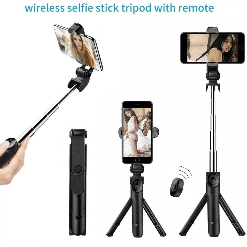 JMT-778634 Bluetooth Handheld Selfie Stick with Remote Control – Available in Black and White