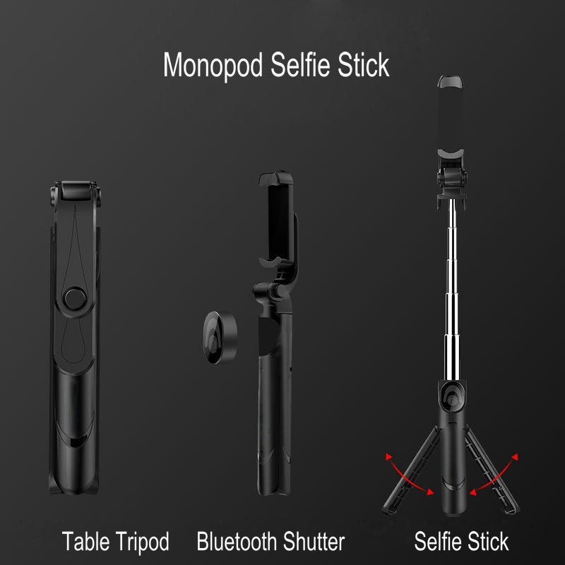 JMT-778634 Bluetooth Handheld Selfie Stick with Remote Control – Available in Black and White